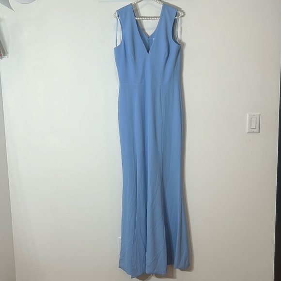 Dress the Population Blue Maxi Dress - Picture 1 of 10
